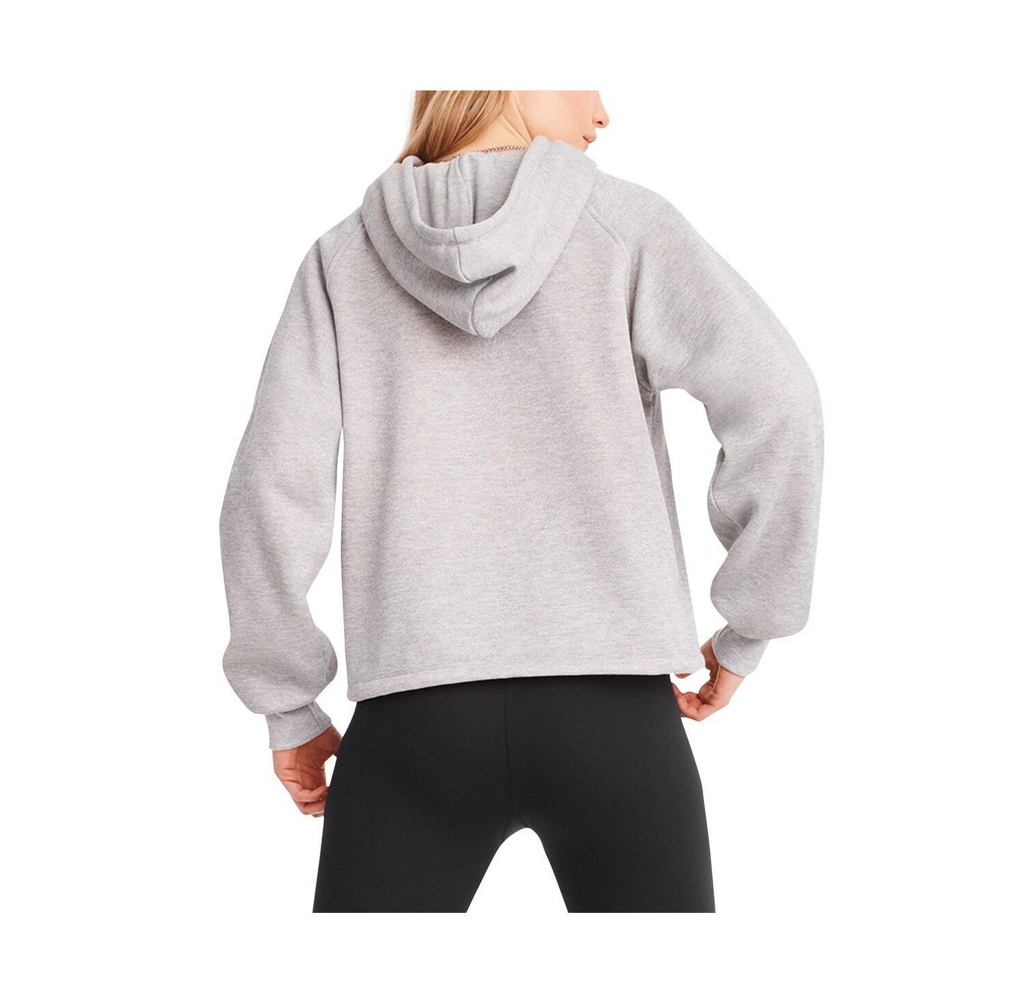 Women's Heather Gray Buffalo Bills Debbie Dolman Raglan Pullover Hoodie