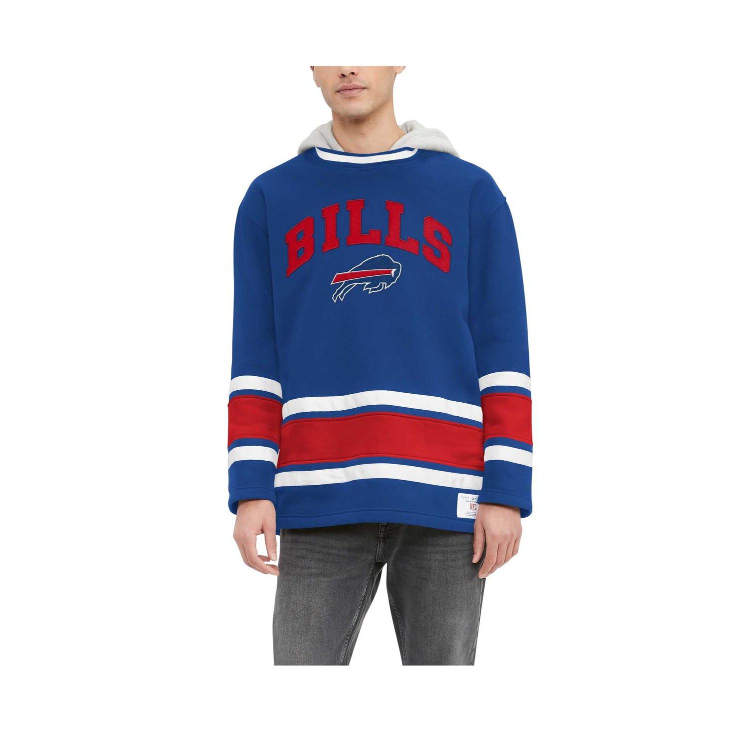 Men's Royal Buffalo Bills Ivan Fashion Pullover Hoodie