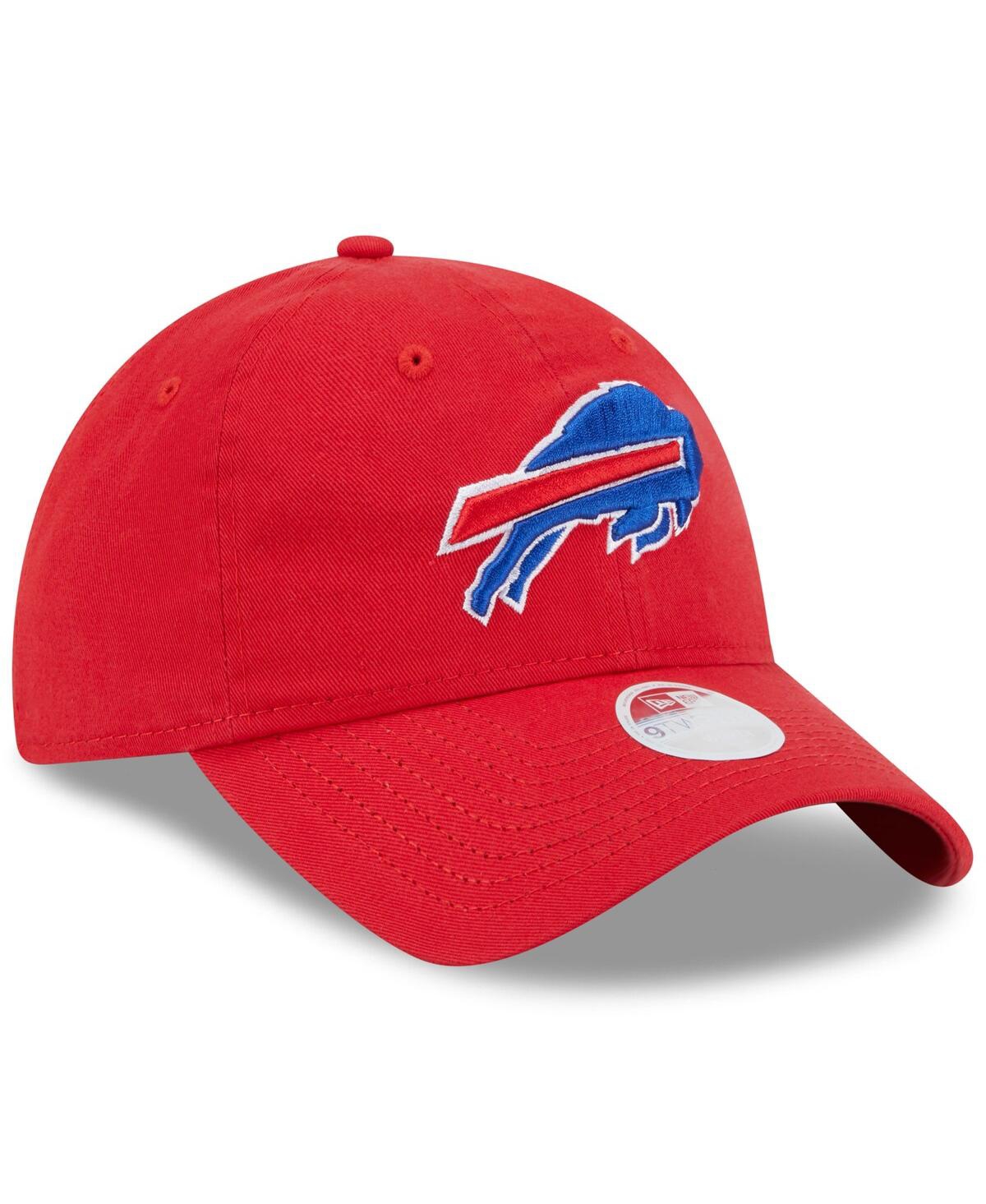 Women's New EraBuffalo Bills Main Core Classic 2.0 9TWENTY Adjustable Hat - Red