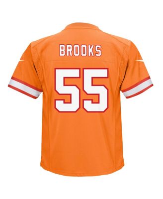 Toddler Derrick Brooks Orange Tampa Bay Buccaneers Retired Player Game Jersey