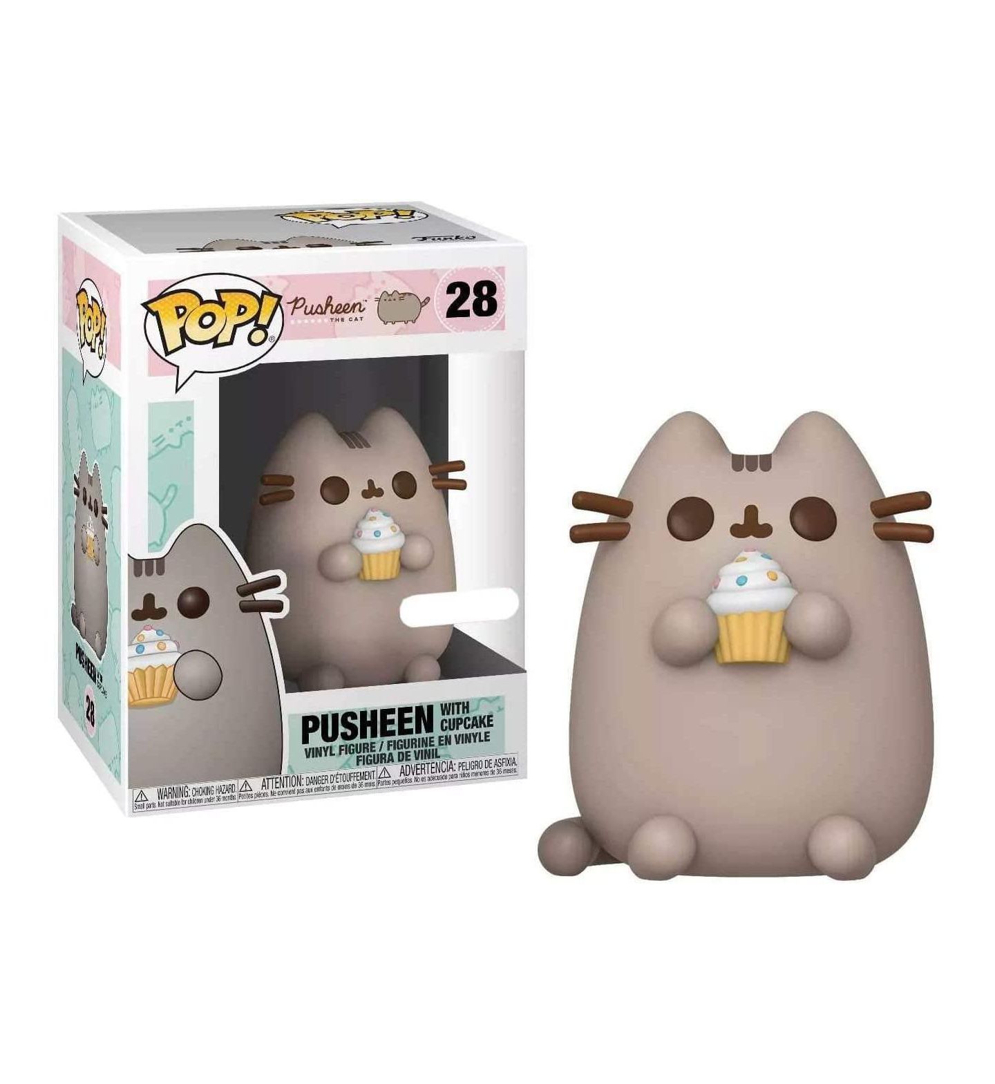 Детская фигурка Funko Pusheen With Cupcake 3.75" Vinyl Figure, Ages 3+, цвет: Open Miscellaneous — фото 2