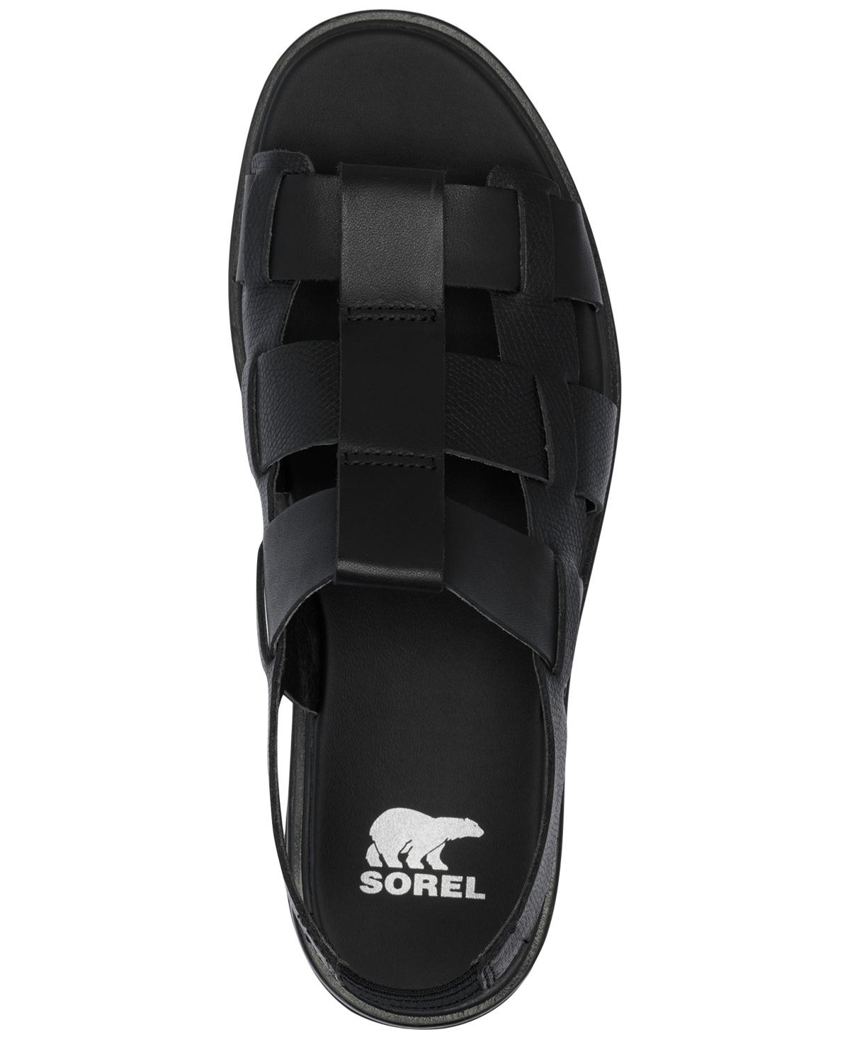 Shop Sorel Women's Dayspring Slingback Platform Sandals In Black,black