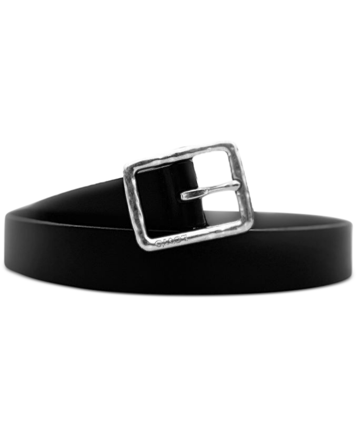 Levi's Women's Hammered Center Bar Buckle Casual Leather Belt