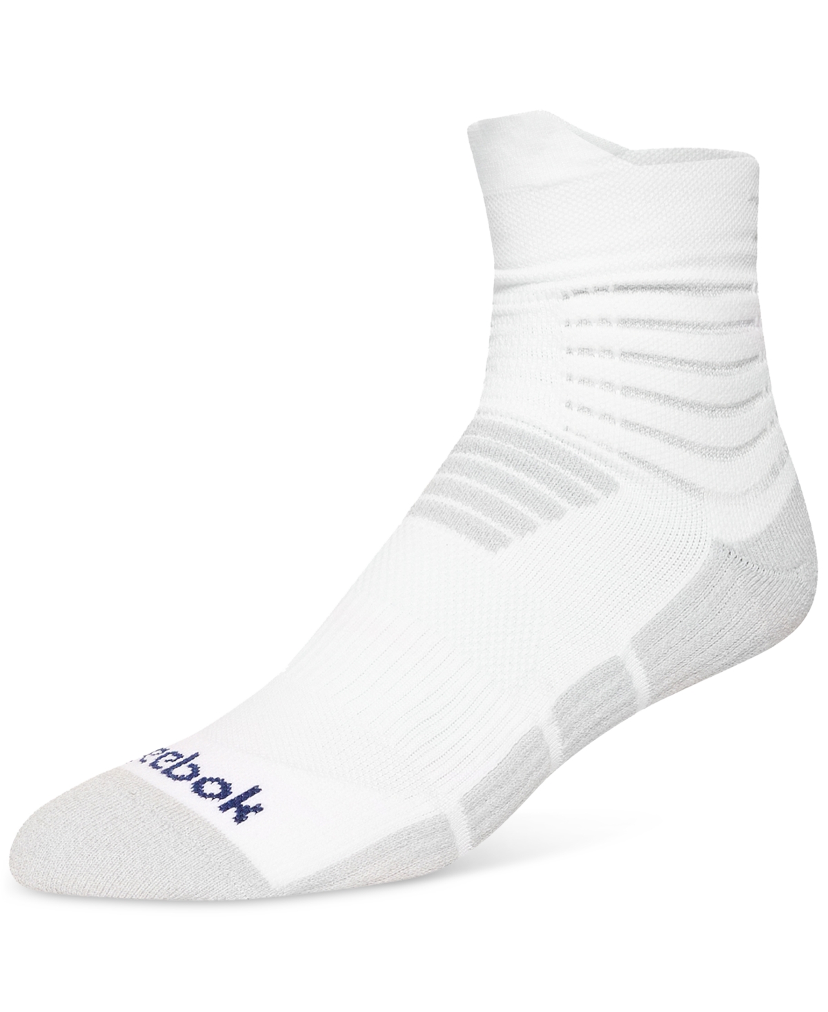 Men's Select Terry Basketball Quarter Socks - White