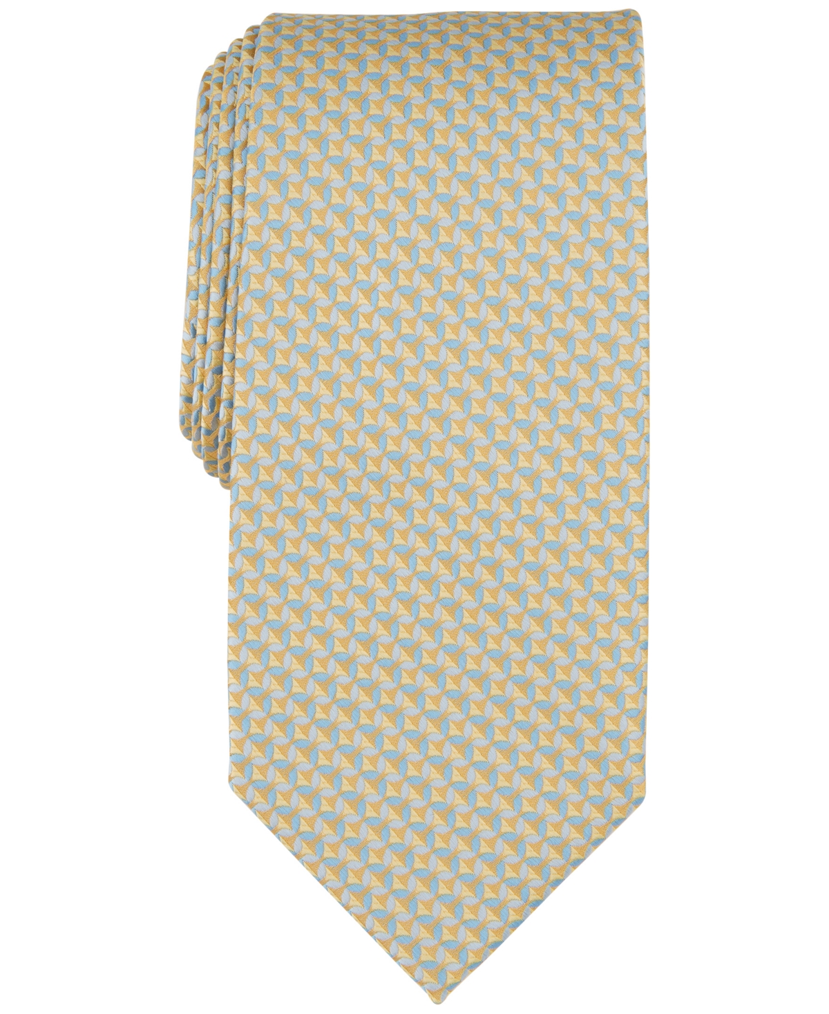 Perry Ellis Men's Haine Mini-chevron Tie In Yellow