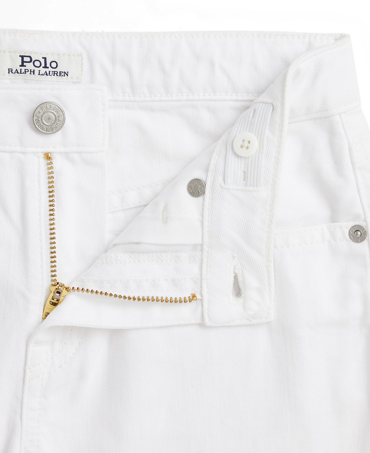 Polo Ralph Lauren Big Girls Frayed Cotton Denim Shorts In Poe Wash
