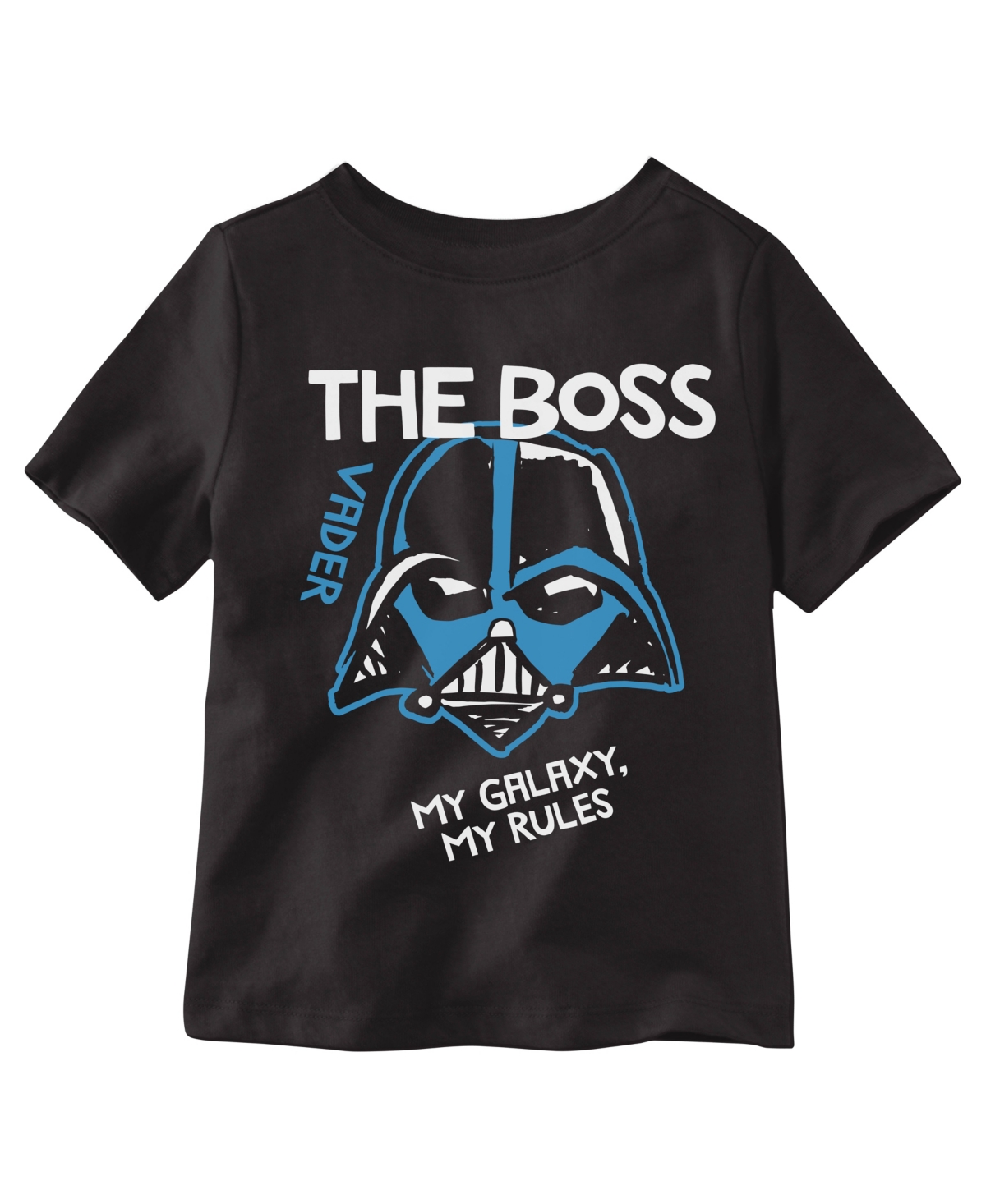 Star Wars Kids' Toddler And Little Boys Graphic Short Sleeve T-shirt In Black