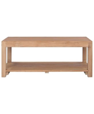Coffee Table 39.4"x19.7"x15.7" Solid Wood Teak