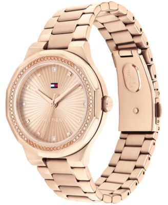 Women's Quartz Carnation Gold-Tone Stainless Steel Watch 36mm