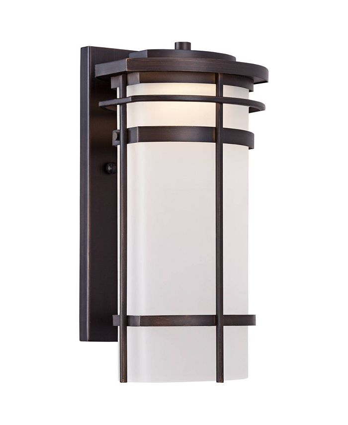 Possini Euro Design Theola Modern Outdoor Wall Light Fixture Bronze LED ...