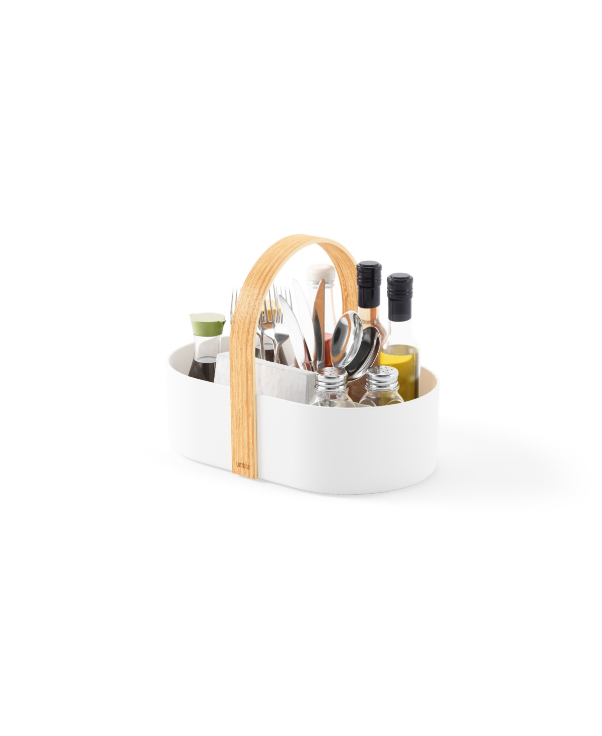 Shop Umbra Bellwood Caddy In White,natural