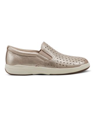 Women's Nel Laser Cut Round Toe Casual Slip-On Sneakers