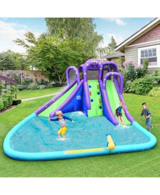 Inflatable Water Park Mighty Bounce House with Pool and 780W Blower