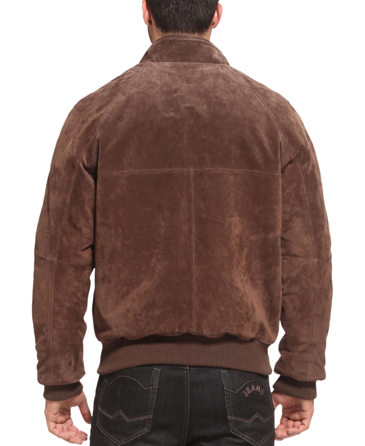 Landing Leathers Men Wwii Suede Leather Bomber Jacket