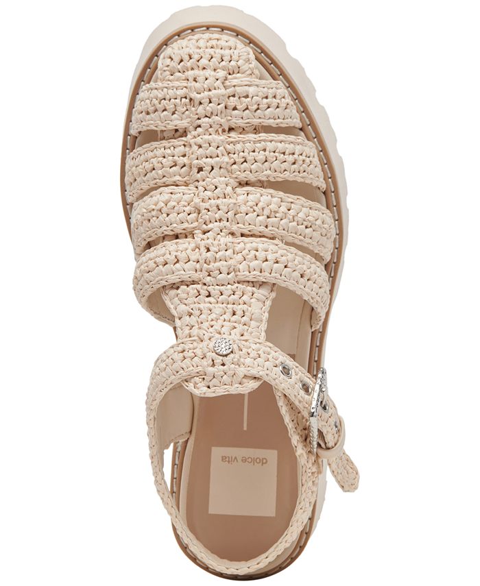 Dolce Vita Women's Lasly Raffia Fisherman Platform Sandals Macy's