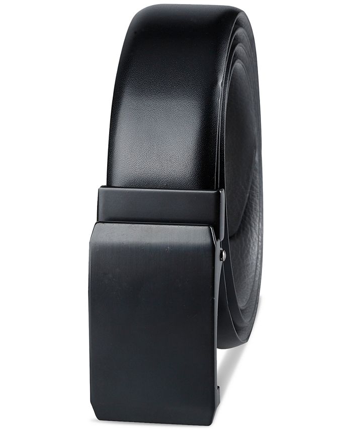 Exact Fit Men's FauxLeather Stretch Compression Lock Belt Macy's