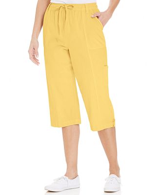 Karen Scott Petite Pull-On Capri Pants - Pants & Capris - Women - Macy's