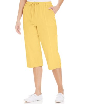 Karen Scott Petite Pull-On Capri Pants - Pants & Capris - Women - Macy's