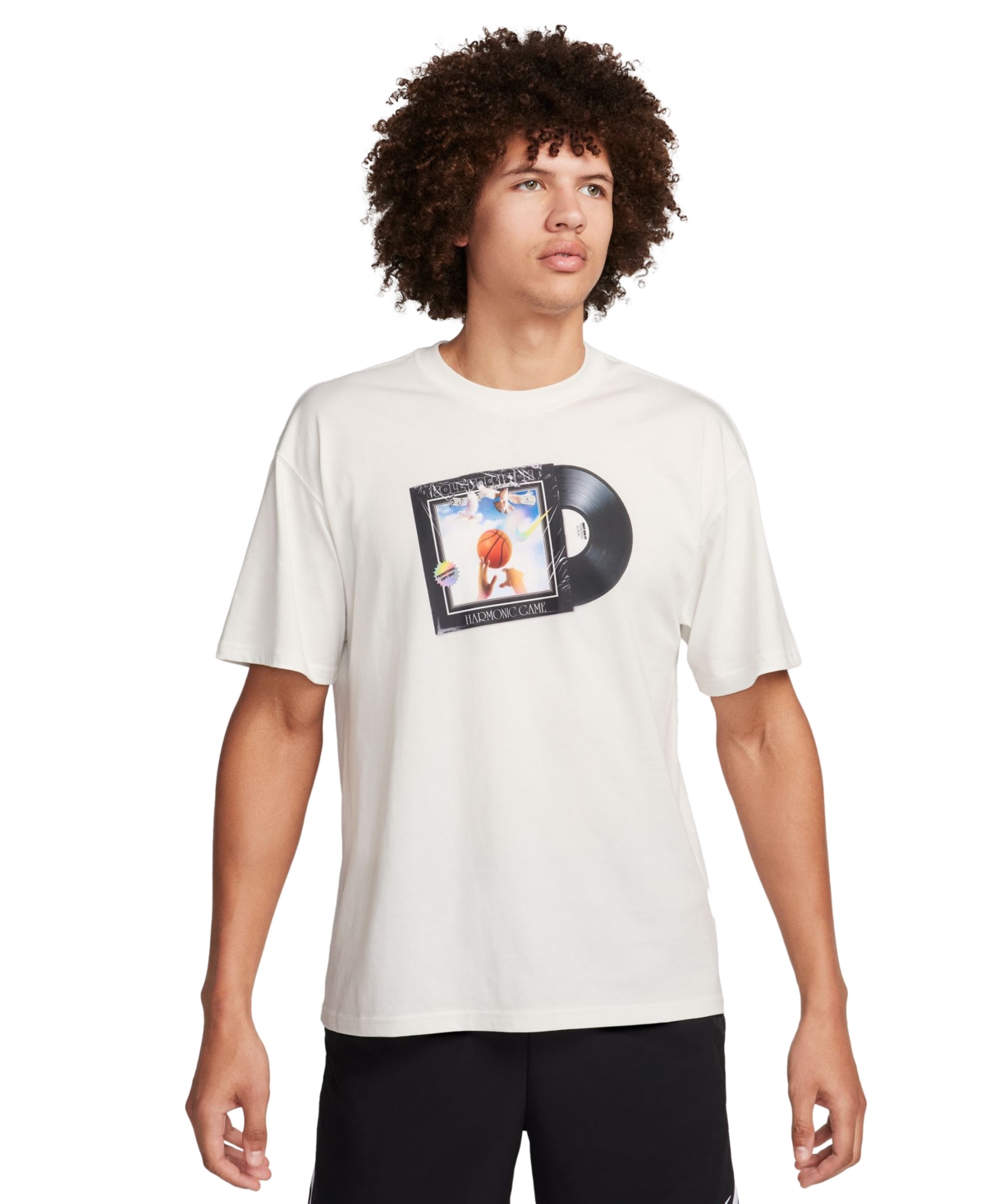 Shop Nike Men's Max90 Basketball T-shirt In Summit White
