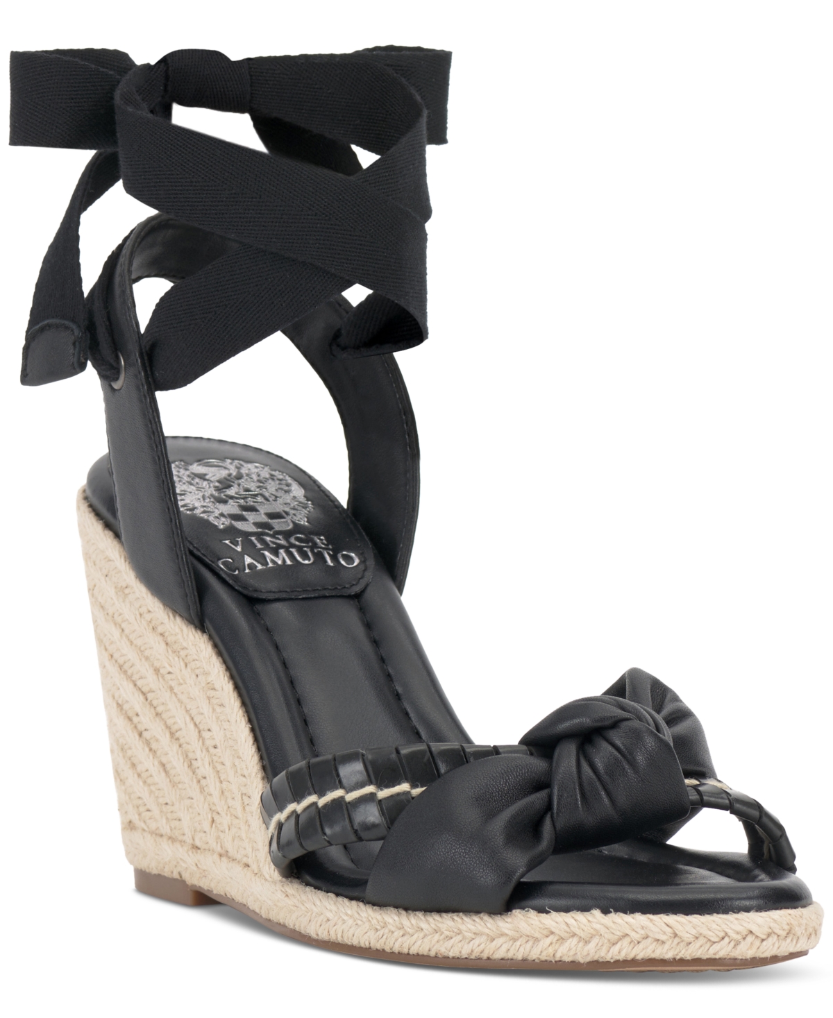 Vince Camuto Floriana Lace-Up Espadrille Wedge Sandals