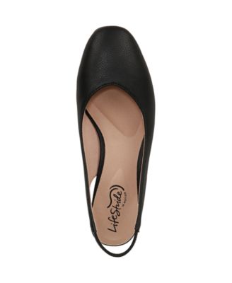 Women's Claire Square Toe Slingback Flats
