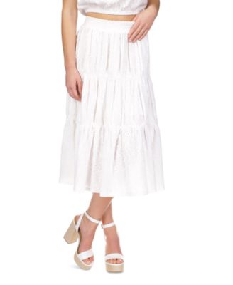 Michael Kors - Women's Ruffled Tiered Midi Skirt