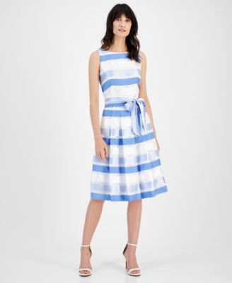 Anne klein striped dress online