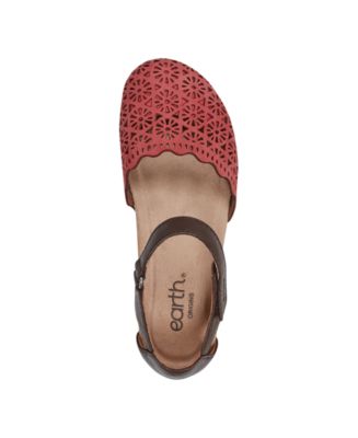 Women's Bronnie Perforated Two-Piece Flat Sandals