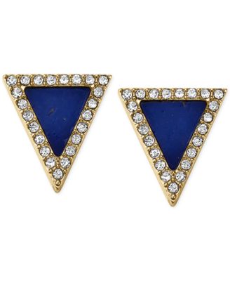 michael kors blue earrings