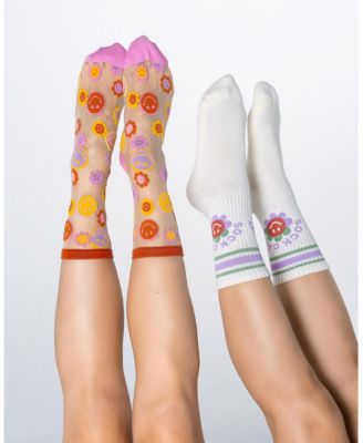 Women's Smiley Face Socks Bundle