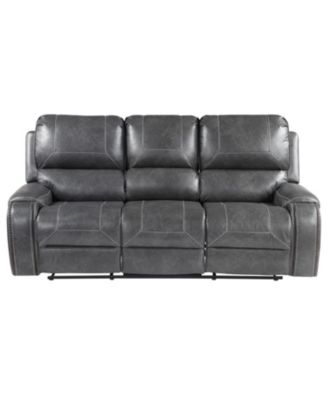 Keily 86" Manual Recliner Sofa Grey