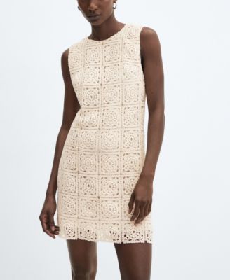 mango embroidered cotton dress Nancie Cotton Mango Dress