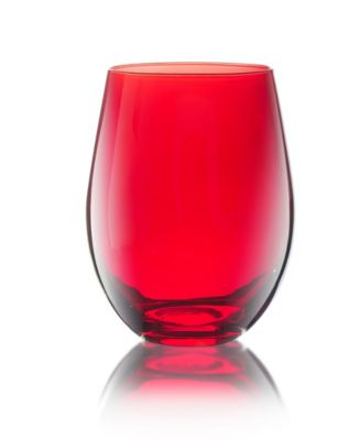 Carnival Stemless 19 oz Wine Glasses, Set of 4