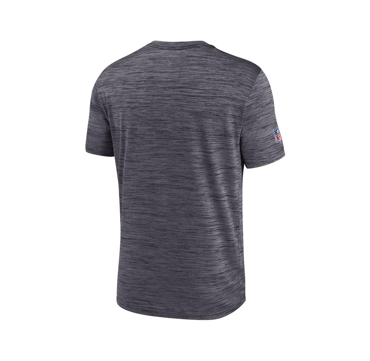 Men's Black Las Vegas Raiders Sideline Velocity Athletic Stack Performance T-shirt