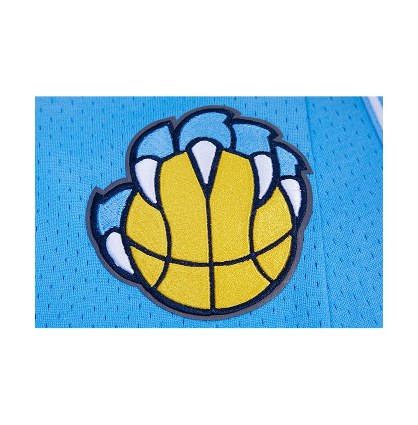 Мужская рубашка Pro Standard Ja Morant Blue Memphis Grizzlies Capsule Player Baseball Button-Up — фото 4