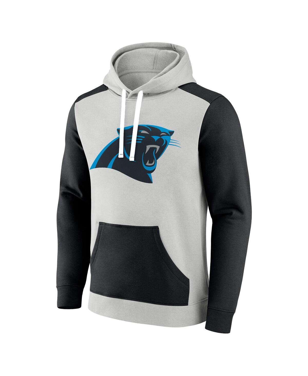 Men's Fanatics Black Carolina Panthers Big and Tall Team Fleece Pullover Hoodie - Black