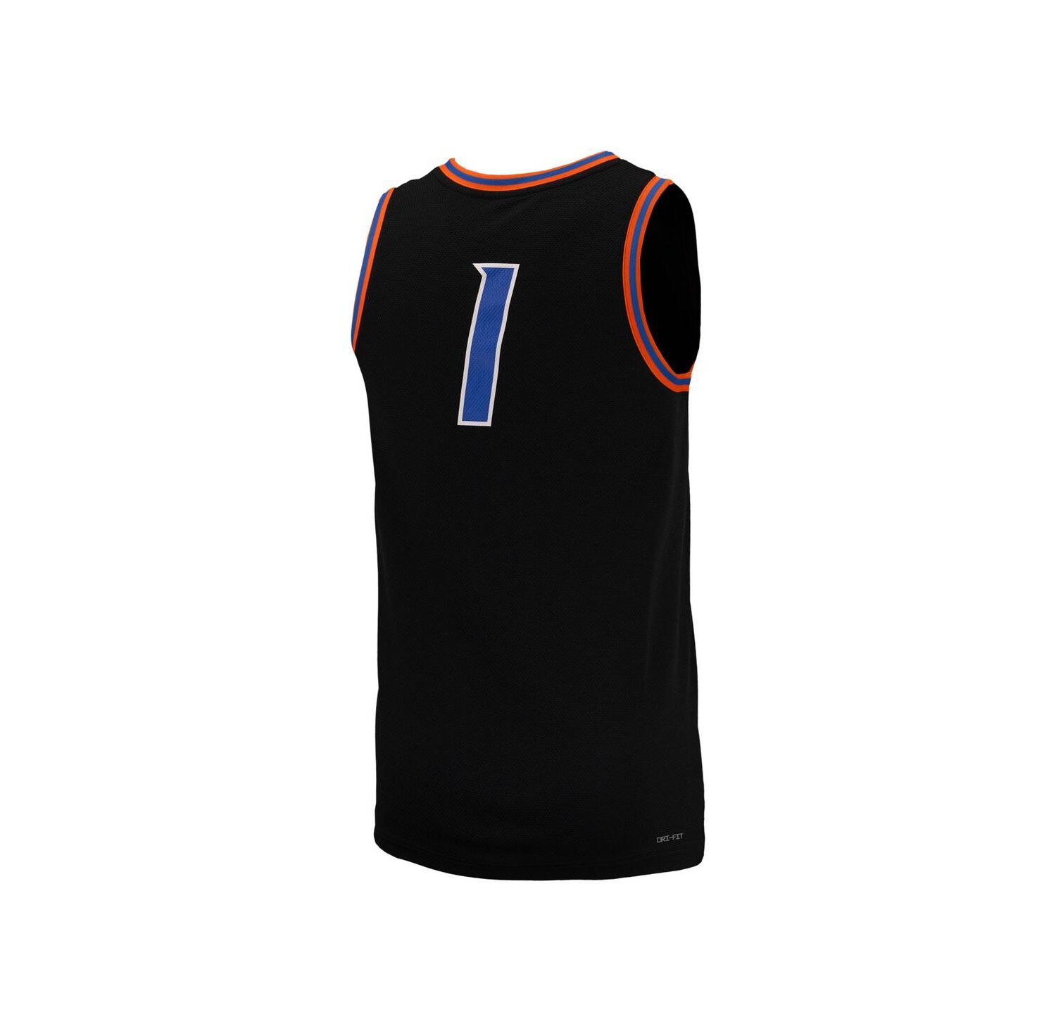 Men's #1 Black Boise State Broncos Replica Basketball Jersey