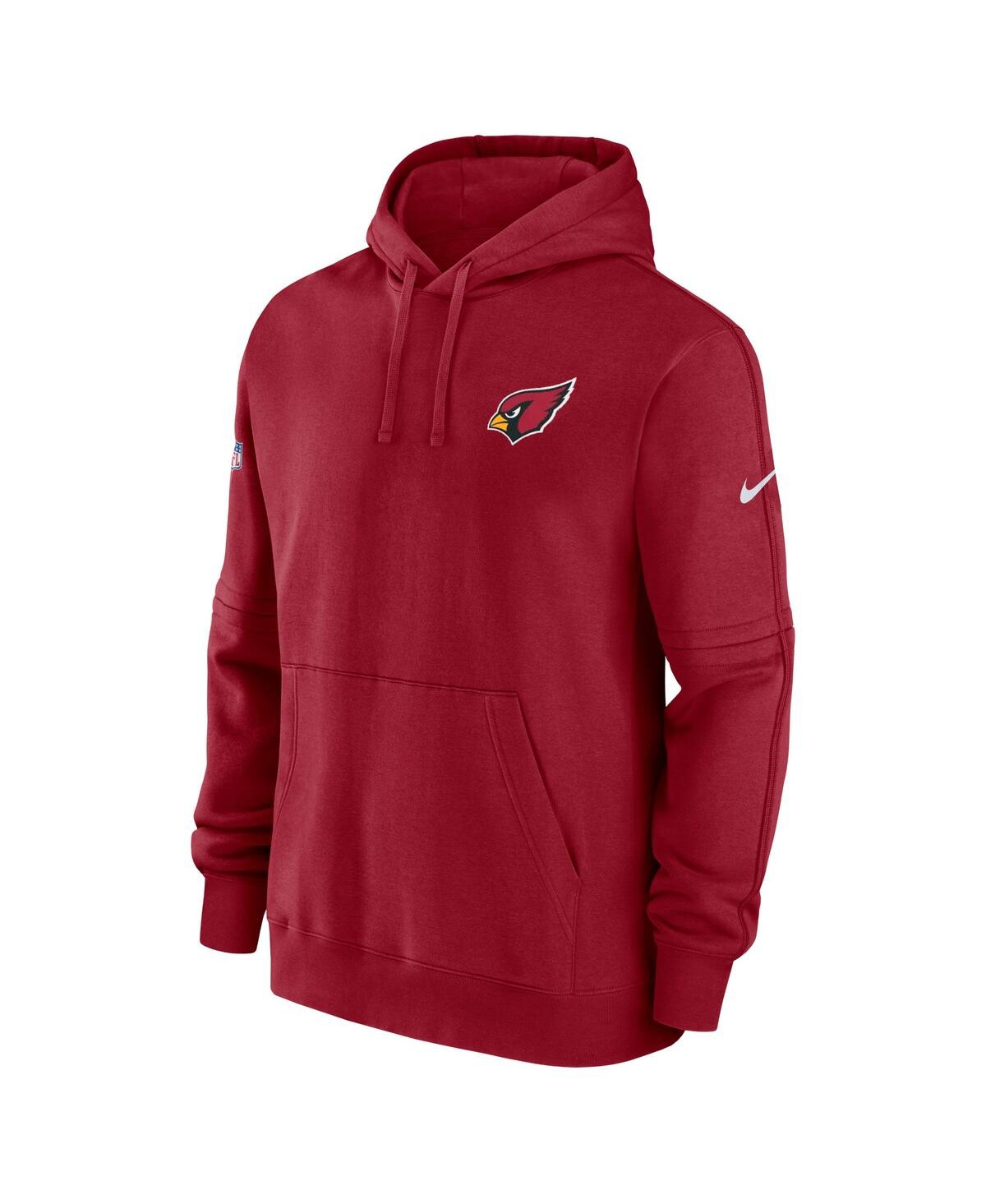 Men's NikeArizona Cardinals Sideline Club Fleece Pullover Hoodie - Cardinal