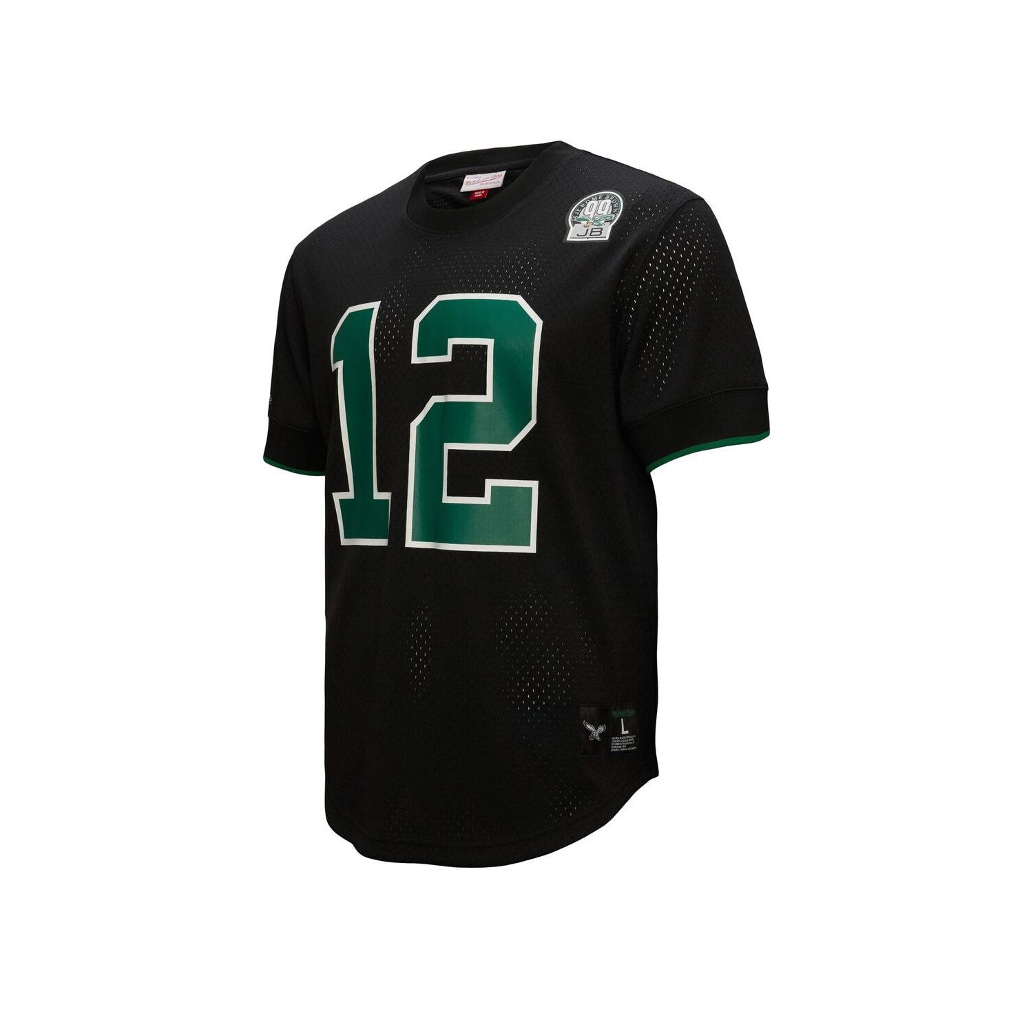 Men's Randall Cunningham Black Philadelphia Eagles Retired Player Name & Number Mesh Top
