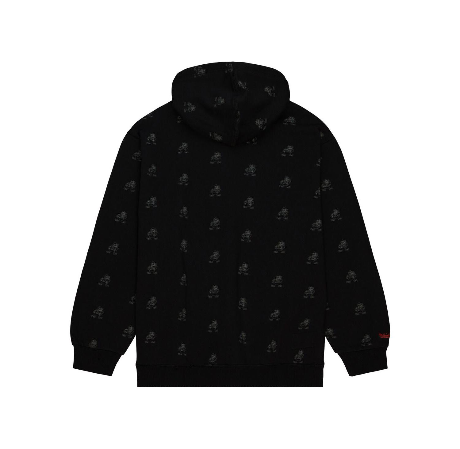 Men's Black Cleveland Browns Allover Print Fleece Pullover Hoodie