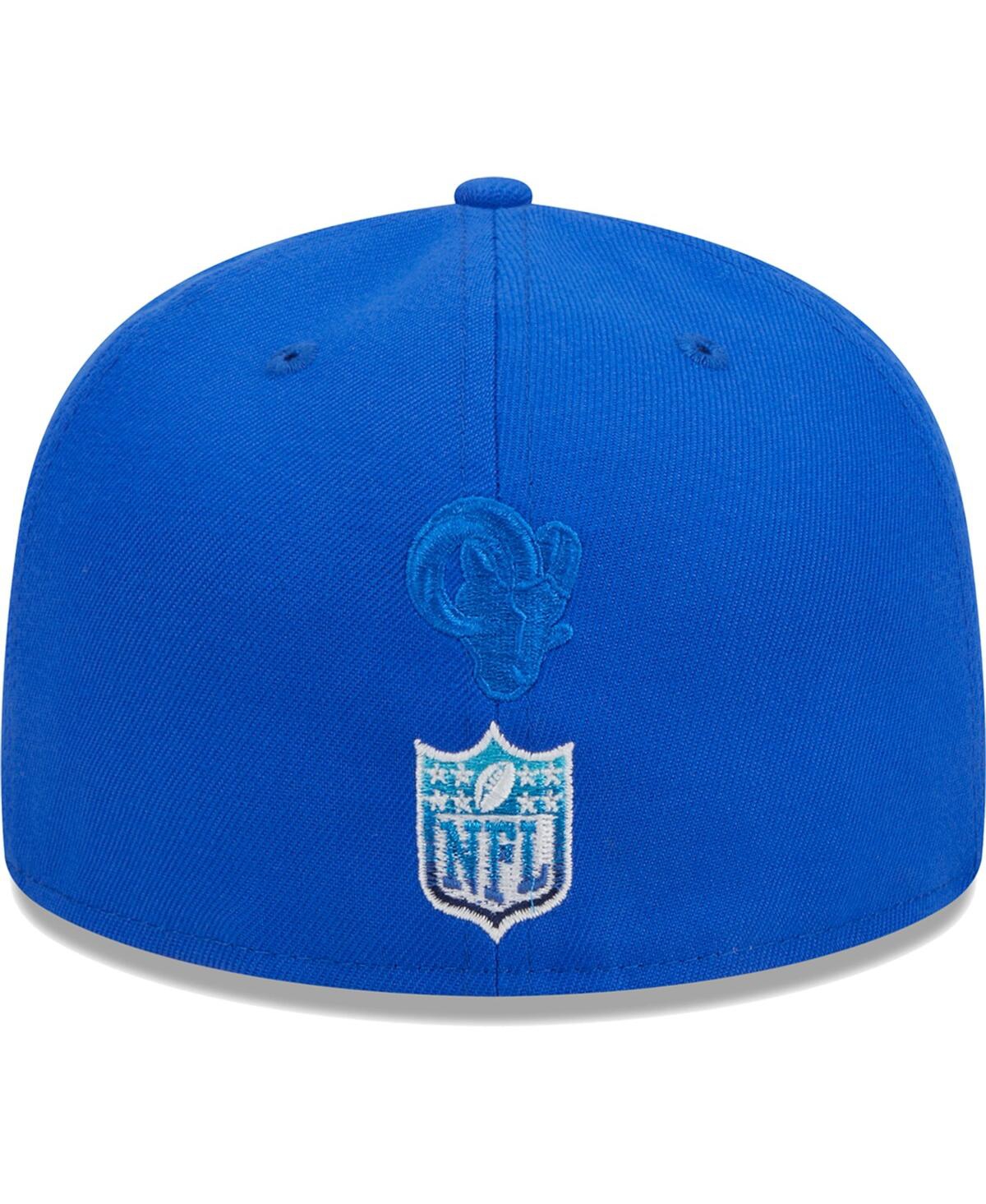 Men's New EraLos Angeles Rams Gradient 59FIFTY Fitted Hat - Royal