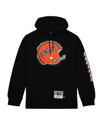 Men's Black Cincinnati Bengals Gridiron Classics Big Face 7.0 Pullover Hoodie