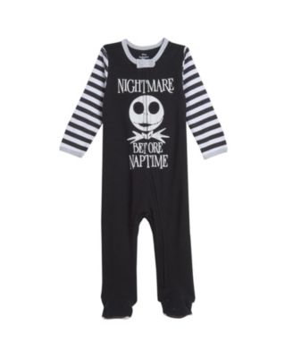 Baby Boys Disney Jack Skellington 2 Pack Footed Coveralls