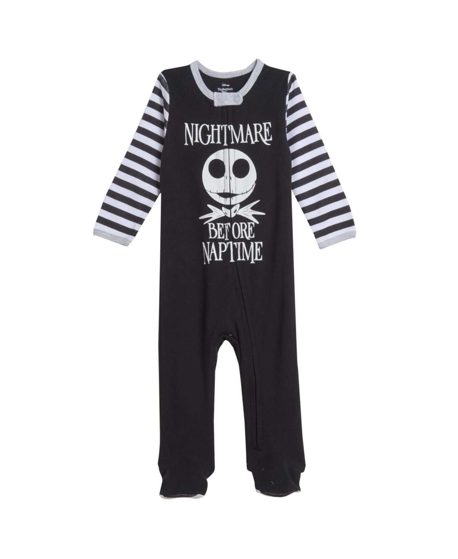Baby Boys Disney Jack Skellington 2 Pack Footed Coveralls