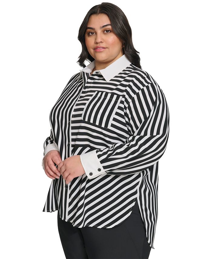 Karl lagerfeld plus size clothing hot sale