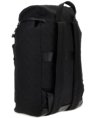 GUESS Men's Vezzola Jacquard Flap Backpack Macy's