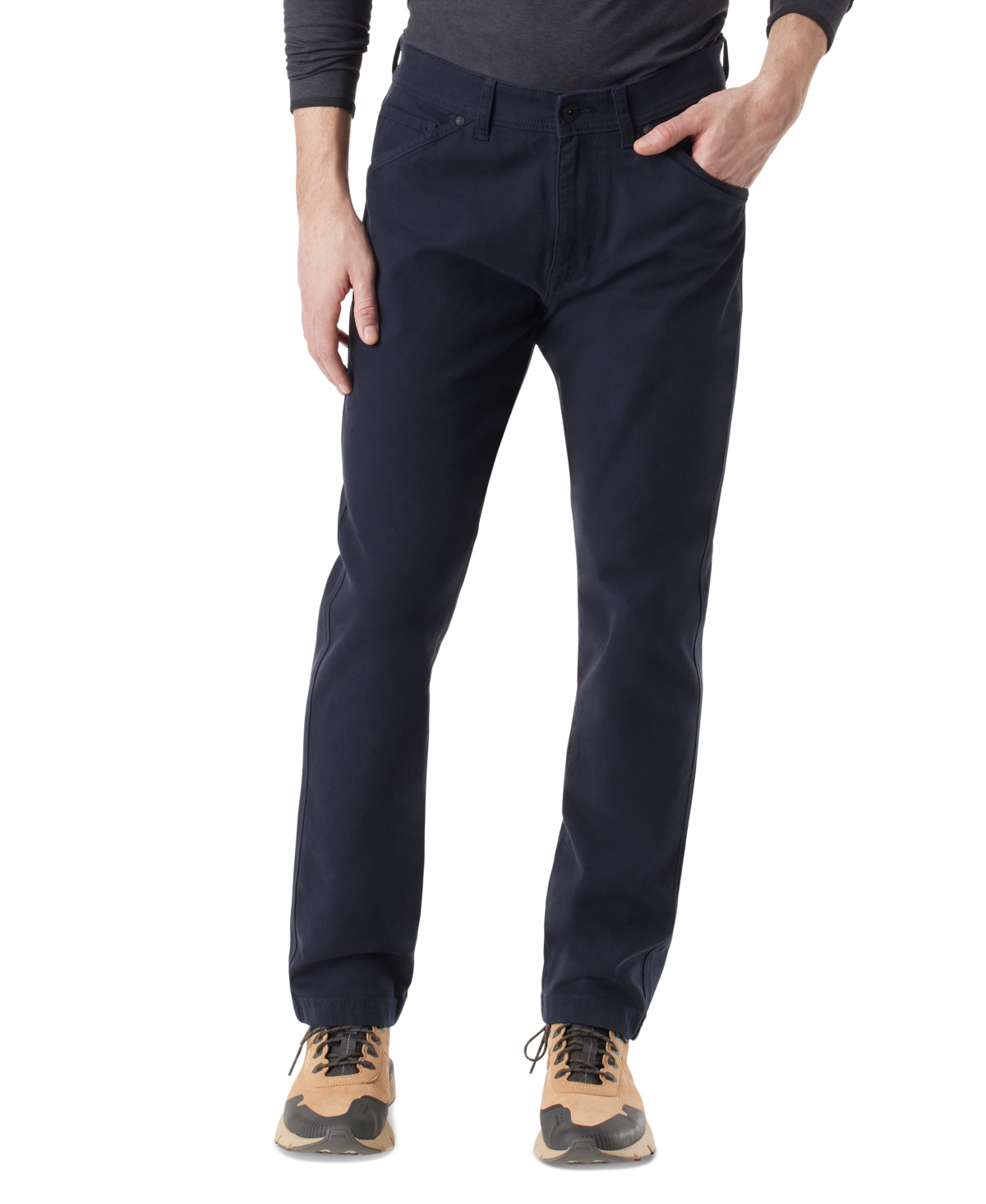Men's Everyday Slim-Straight Fit Stretch Canvas Pants - Drizzle