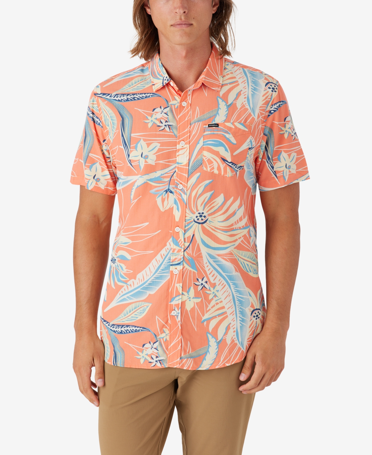 O'Neill Men's Oasis Eco Short Sleeve Standard Shirt