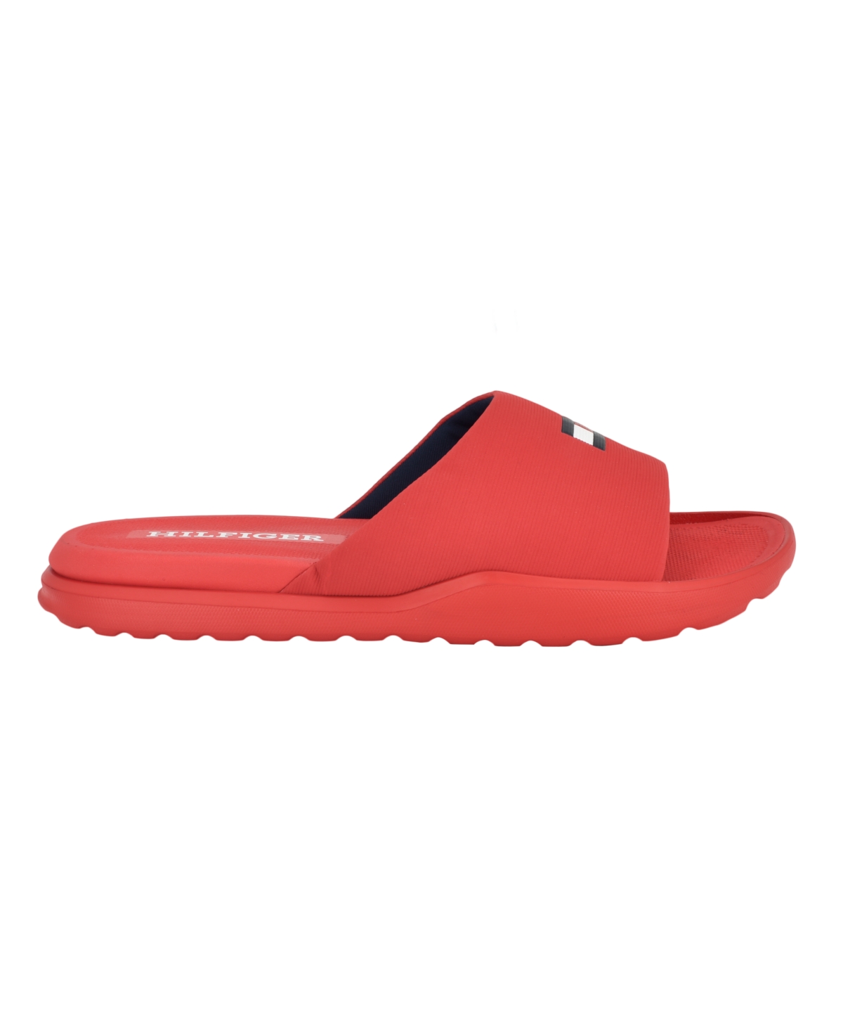 Tommy Hilfiger Men's Marmo Fashion Pool Slides In Red