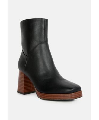 Womens Couts High Ankle Heel Boots